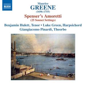 Maurice Greene: 25 Sonnet Settings Taken From Spenser’s Amoretti