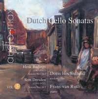 Dutch Sonatas for Violoncello and Piano Volume 5