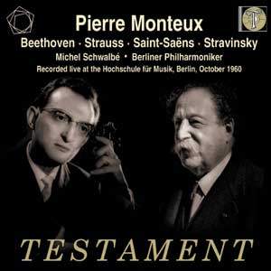 Pierre Monteux conducts Beethoven, Strauss, Saint-Saens and Stravinsky