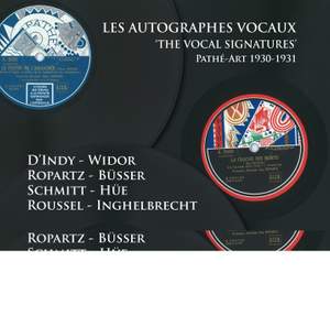 The Vocal Signatures (Les Autographes Vocaux)