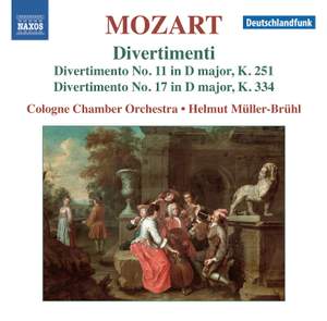 Mozart: Divertimenti Nos. 11 & 17