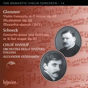 The Romantic Violin Concerto 14 - Glazunov & Schoeck Product Image