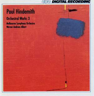 Hindemith: Orchestral Works, Vol. 3 Product Image