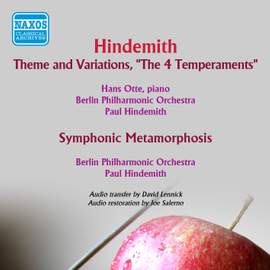 Hindemith: The Four Temperaments & Symphonic Metamorphosis after Themes by Carl Maria von Weber