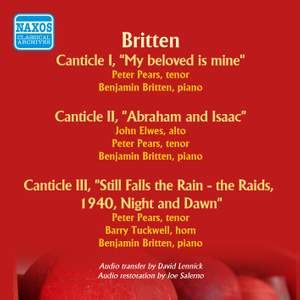 Britten: 3 Canticles