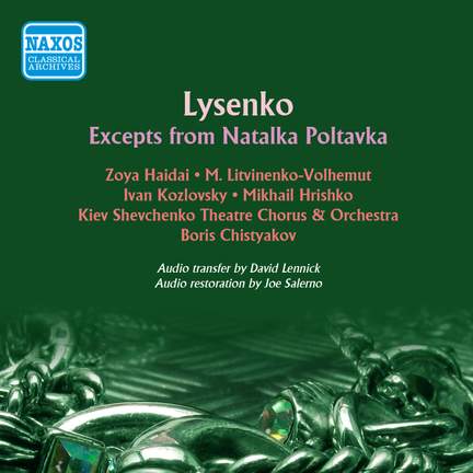 Lysenko: Natalka Poltavka (highlights)