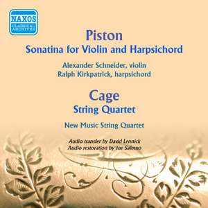 Piston: Sonatina for Violin and Harpsichord
