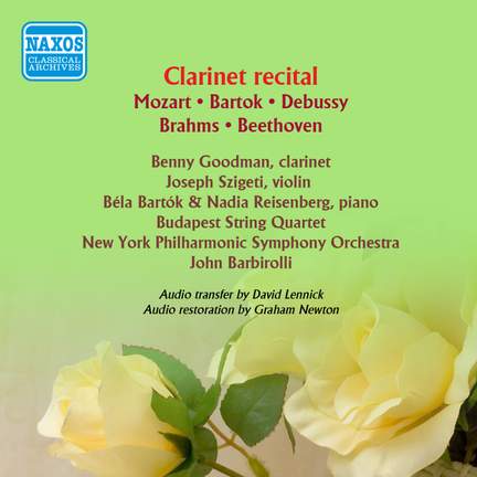 Clarinet Recital