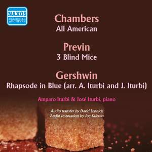 Chambers, Gershwin & Previn: Works for Two Pianos
