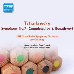 Tchaikovsky: Symphony No. 7 in E flat major, completed Bogatryryev