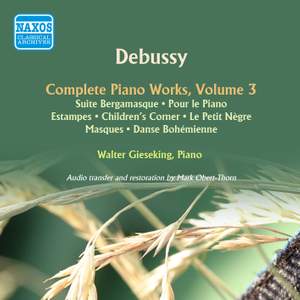 Debussy: Complete Piano Works, Vol. 3
