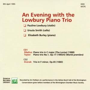 An Evening with the Lowbury Piano Trio