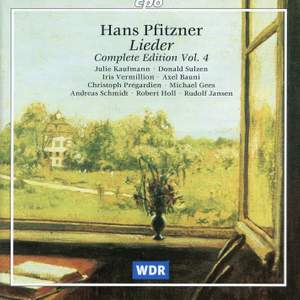 Pfitzner: Complete Lieder Edition, Vol. 4