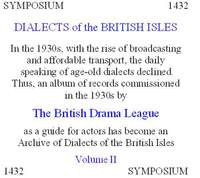 Dialects of the British Isles, Vol. 2