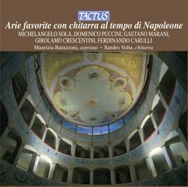 Arie favorite con chitarra al tempo di Napoleone