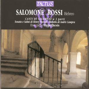 Salomone Rossi: Canti di Salomone a 3 parti