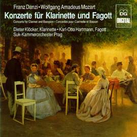 Danzi & Mozart: Concertos for Clarinet & Bassoon