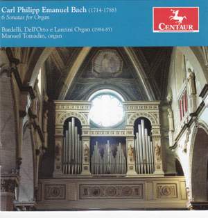 CPE Bach: 6 Sonatas for Organ