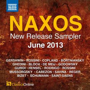 Naxos June 2013 New Release Sampler Product Image