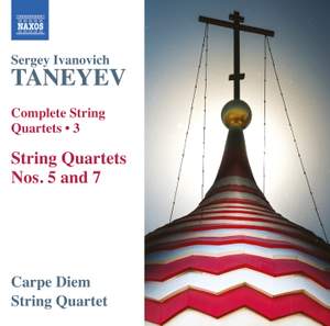 Taneyev: Complete String Quartets Volume 3 Product Image