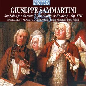 Sammartini, G: 6 Solos For Flute, Violin Or Oboe, Op. 13.