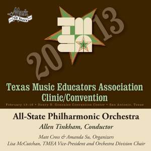 2013 Texas Music Educators Association (TMEA): All-State Philharmonic Orchestra Product Image