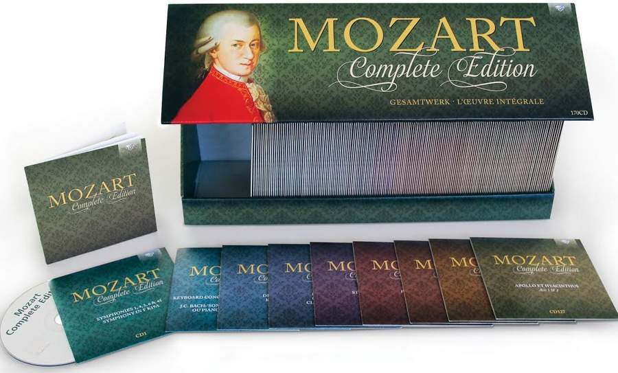 Mozart: Complete Edition - Brilliant Classics: 95010 - 170 CDs