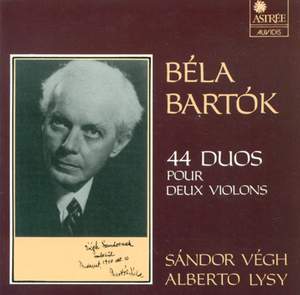 Bartók: 44 Duos for Two Violins, BB 104, Sz. 98