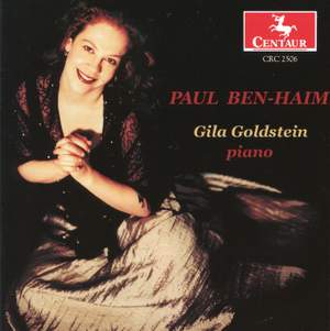 Piano Music of Paul Ben-Haim