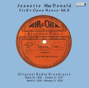 Vick's Open House, Vol. II (Original Radio Broadcasts) (1937-1938)