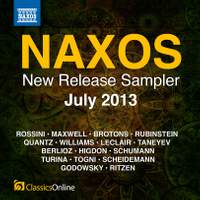 Naxos July 2013 New Release Sampler