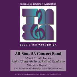 2009 Texas Music Educators Association (TMEA): All-State 5A Concert Band