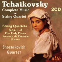 Tchaikovsky: Complete Music for String Quartet