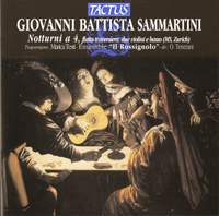 Sammartini, G B: Sonate call'd Notturni, Op. 9