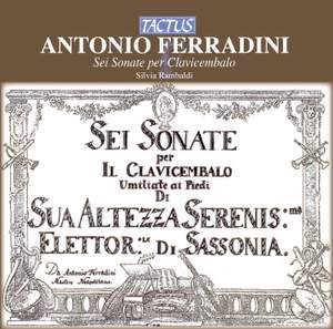 Ferradini: Sonate (6) per Clavicembalo