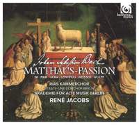 JS Bach: St Matthew Passion