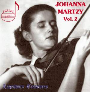 Johanna Martzy, Vol. 2