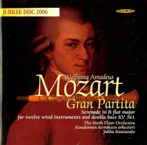 Mozart: Serenade No. 10 in B flat major, K361 'Gran Partita'