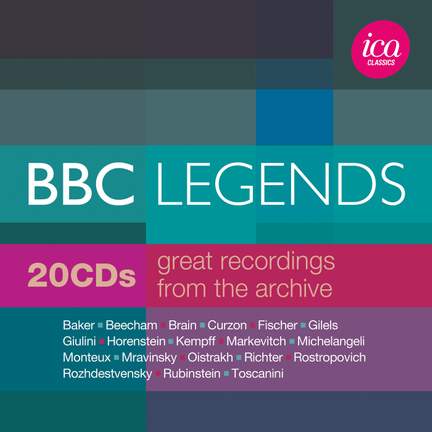 クラシック 234. BBC LEGENDS 20CD BBC Legends Volume 1 - ica classics: ICAB5113 - download | Presto