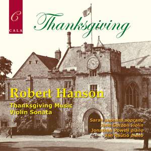 Robert Hanson: Thanksgiving
