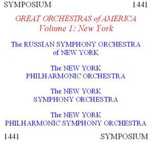 Great Orchestras of America, Vol. 1: New York