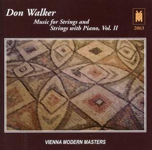 Walker: Music for Strings and Strings with Piano, Vol. 2