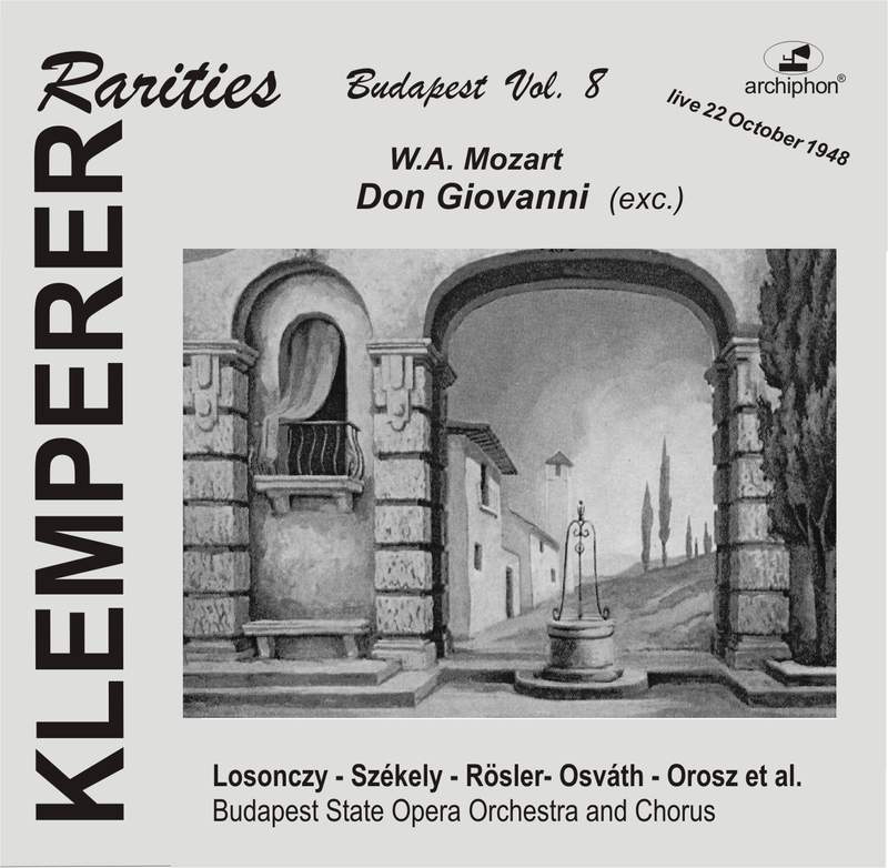 Klemperer Rarities: Budapest, Vol. 2 (1948) - Archiphon: ARC-WU066