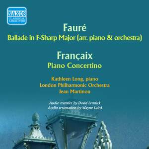 Françaix: Piano Concertino