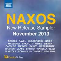 Naxos November 2013 New Release Sampler
