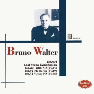 Bruno Walter Conducts Mozart Last 3 Symphonies