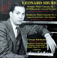 Leonard Shure plays Beethoven & Brahms