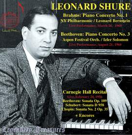 Leonard Shure plays Beethoven & Brahms