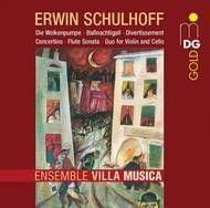 Schulhoff: Divertissement, Concertino, Flute Sonata, Duo & Bass Nightingale