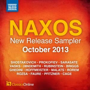 Naxos October 2013 New Release Sampler